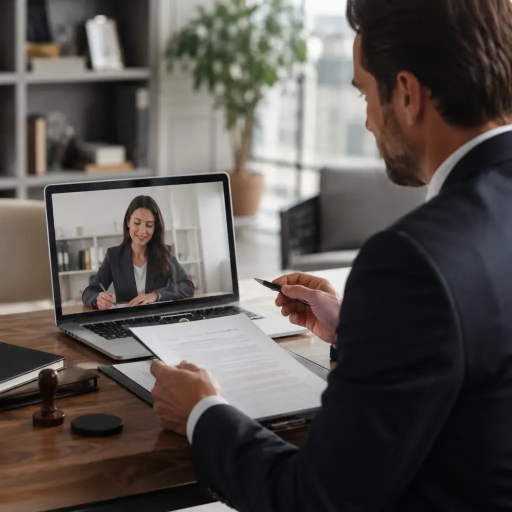 Remote notarizing of legal documents online in Canada
