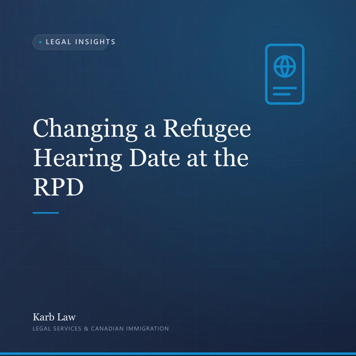 Changing the date of a refugee hearing: how RPD Rule 54 works