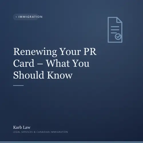 Renewing Your PR Card – What You Should Know