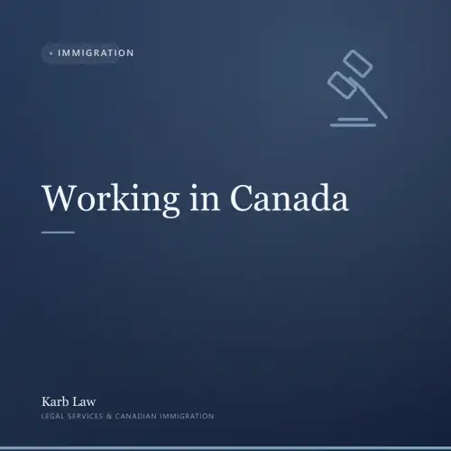 Working in Canada